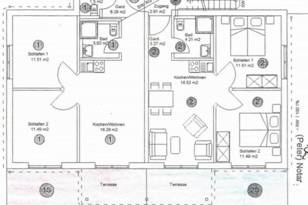 Die Seeblume - Ferienwohnung Mit Pool Und Seeblick ボートマン・ルートヴィヒスハーフェン エクステリア 写真